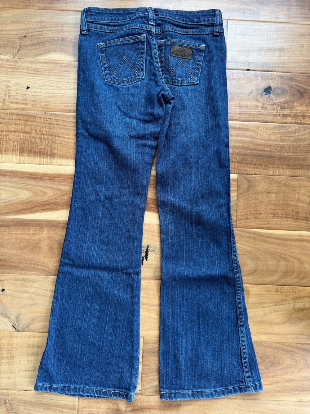 Girls Wrangler Dark Blue Flare Jeans